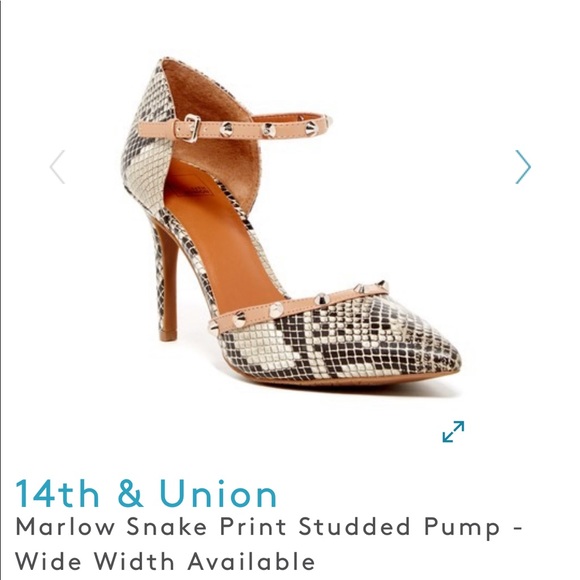 14th & Union Shoes - Snake print heels 14th & Union Shoes - Snake print heels